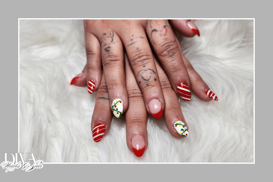 Hello December! ❄️ Time to Sparkle at Diva Nails Salon Kelowna