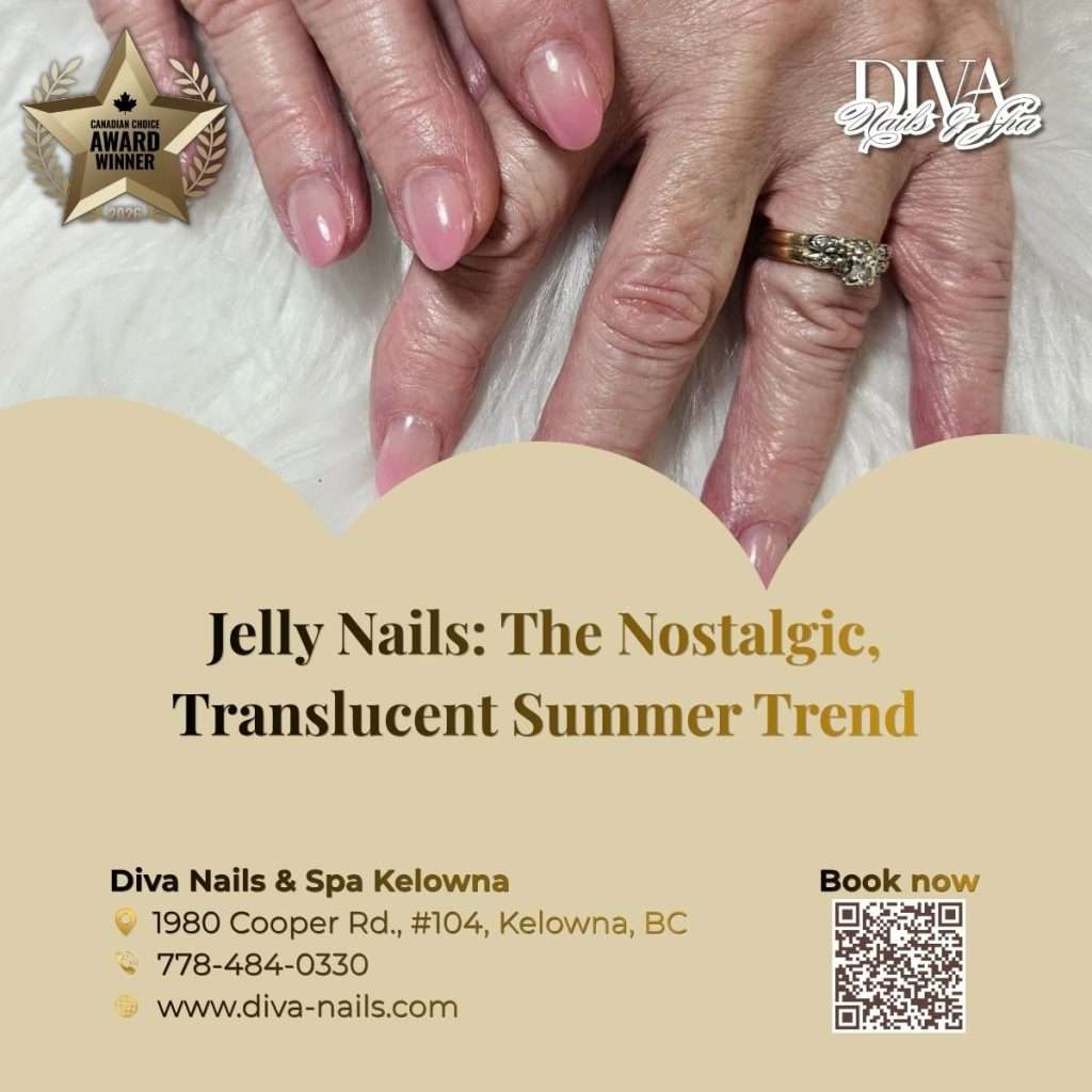 Jelly Nails: The Nostalgic, Translucent Summer Trend
