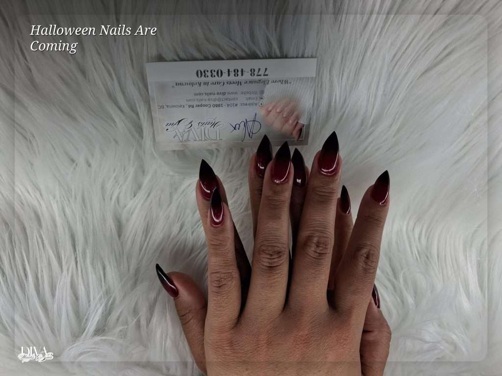 Halloween Nail Art Kelowna | Spooky Nail Designs — Diva Nails & Spa
