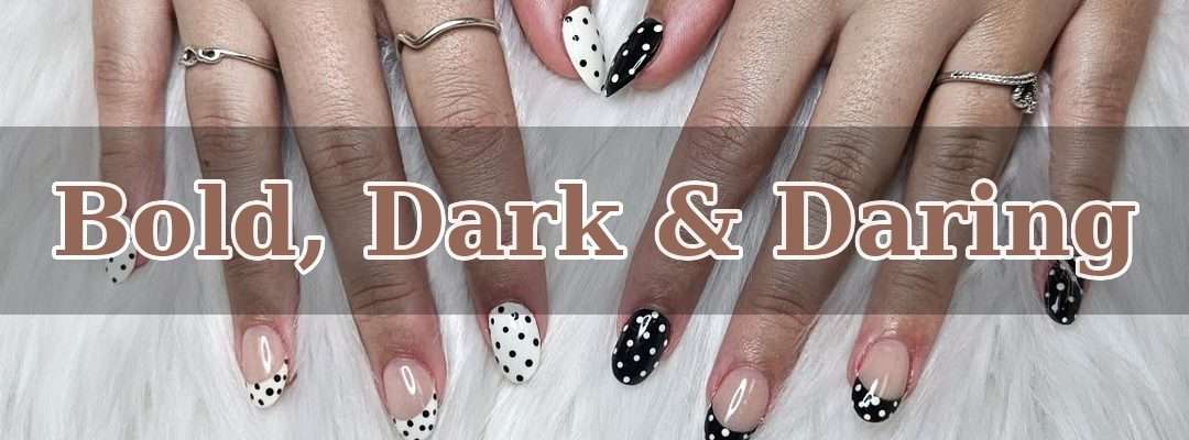 Dark Halloween Nails Kelowna | Bold Nail Designs — Diva Nails & Spa