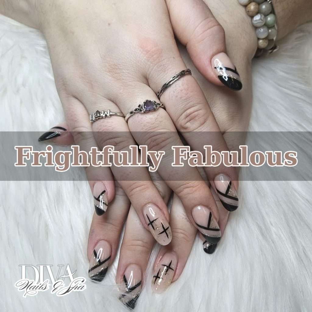 Halloween Gel Nails Kelowna | Fabulous Nail Art — Diva Nails & Spa