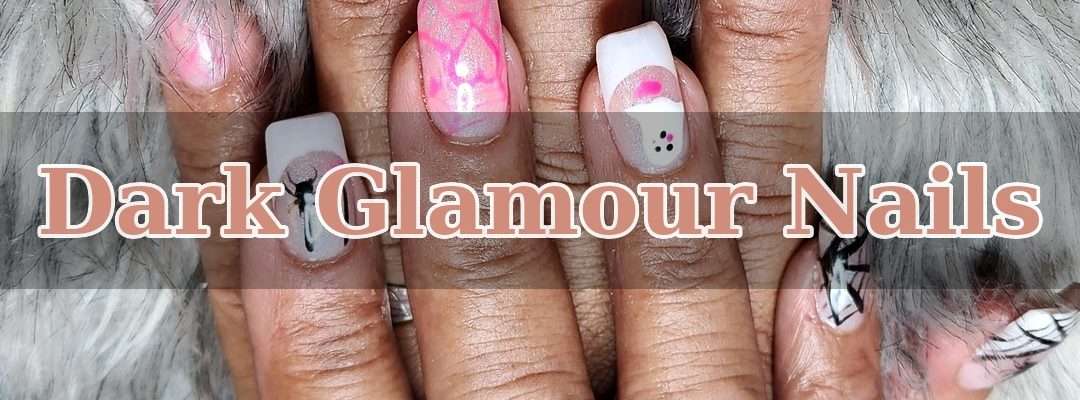 Dark Glamour Nails Kelowna | Halloween Manicure — Diva Nails & Spa
