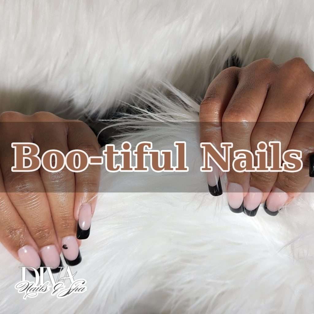 Cute Halloween Nails Kelowna | Boo-tiful Nail Art — Diva Nails & Spa